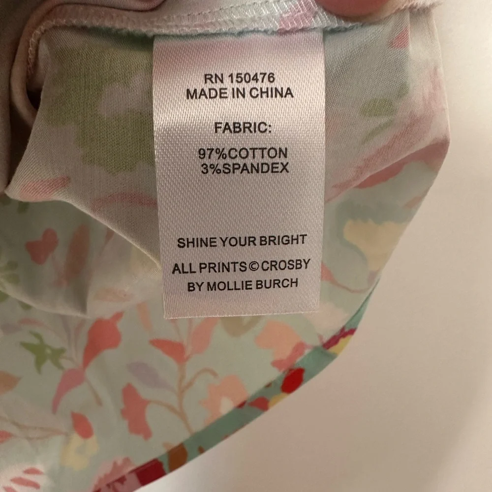 CROSBY by Mollie Burch Ella Top – Island Floral – Size Small – NWOT - Picture 5 of 11